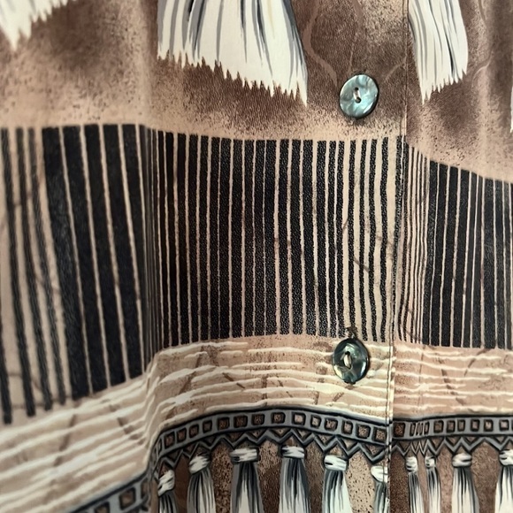 Vintage Western fringe 100% polyester relaxed fit - Picture 5 of 6